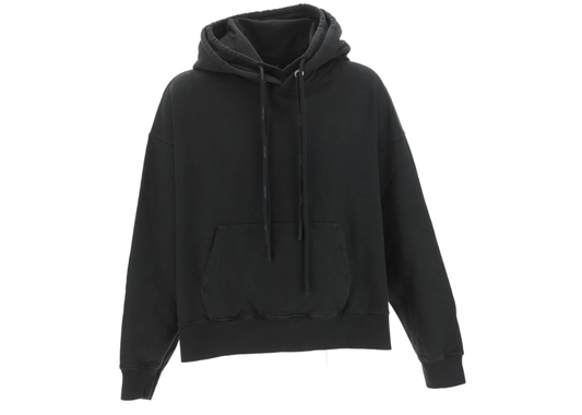 Palm Angels Stars Patch Double Drawstring Hoodie