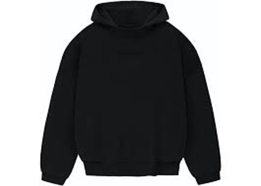 Fear Of God Essentials Hoodie Jet Black