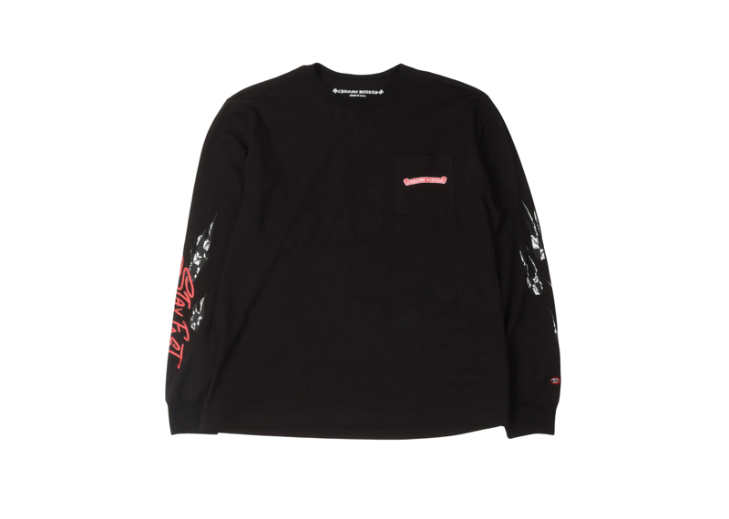 Chrome Hearts Matty Boy Stay Fast Long Sleeve T-Shirt