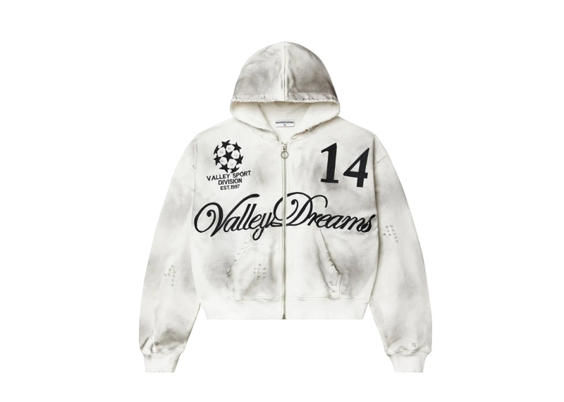 Valley dream white hoodie