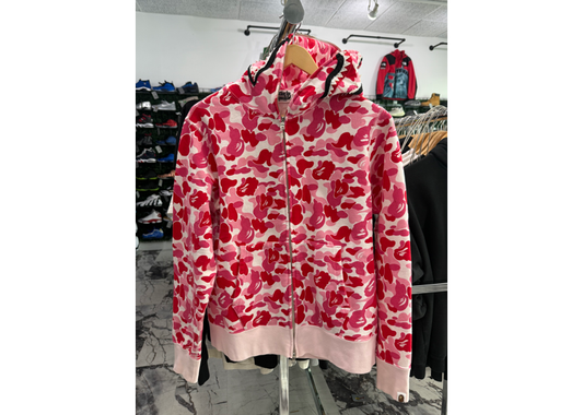 Bape Pink Shark Camo Zip-Up