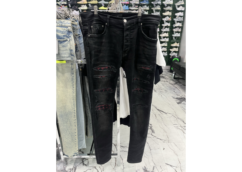 amiri black thrasher red logo