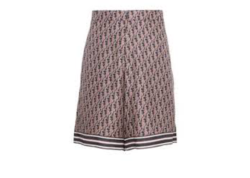 Dior Oblique shorts brown silk