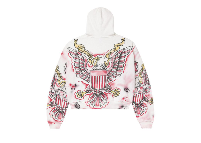 Vale Forever Flag Zip Up White