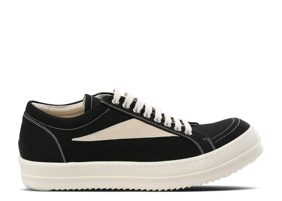Rick Owens DRKSHDW Scarpe Denim Vintage Sneaker 'Black Milk'