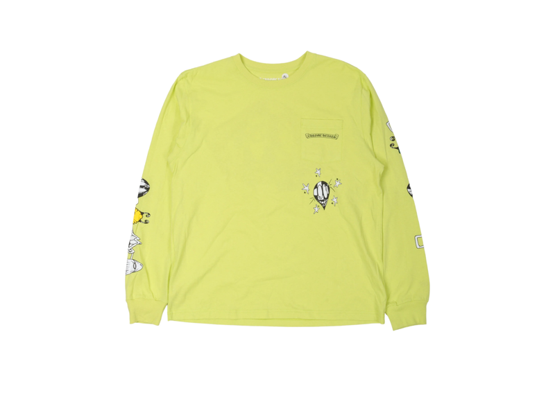Chrome Hearts Matty Boy Chain Long Sleeve T-Shirt Green