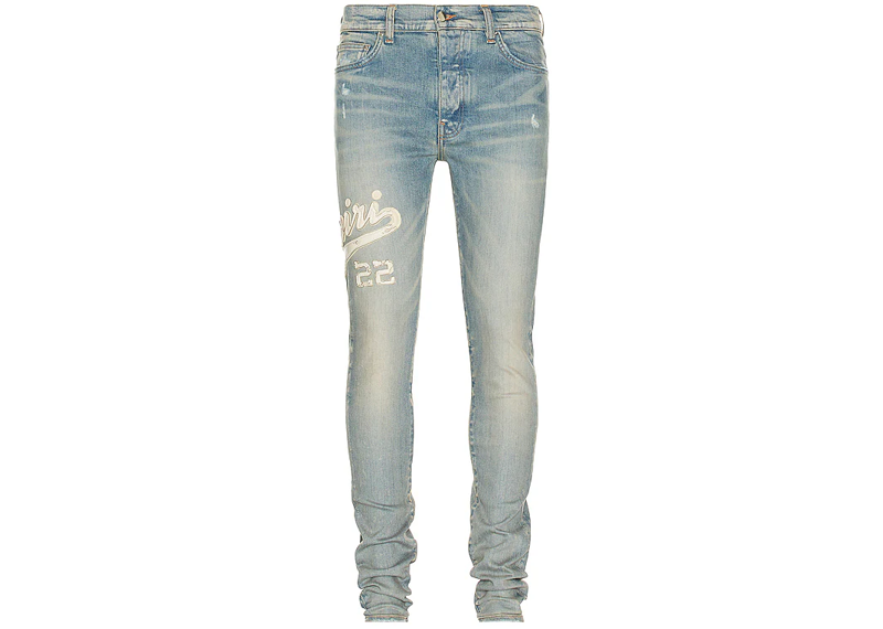 Amiri Varsity Logo Jeans