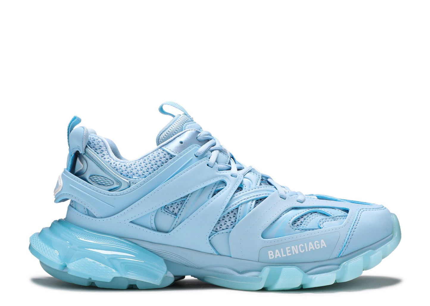 Balenciaga Track Sneaker Clear Sole - Light Blue