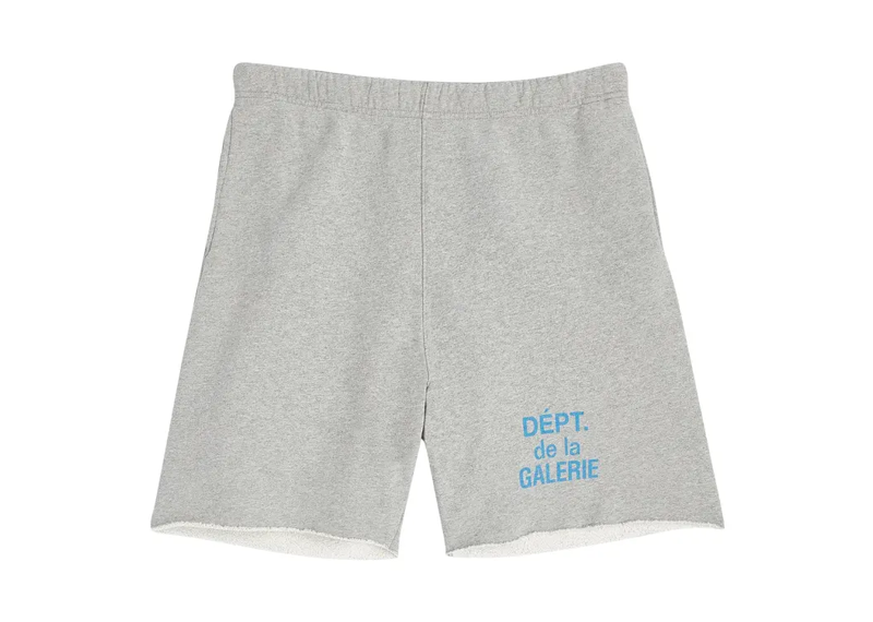 Gallery Dept French Logo Sweat Shorts Heather Grey