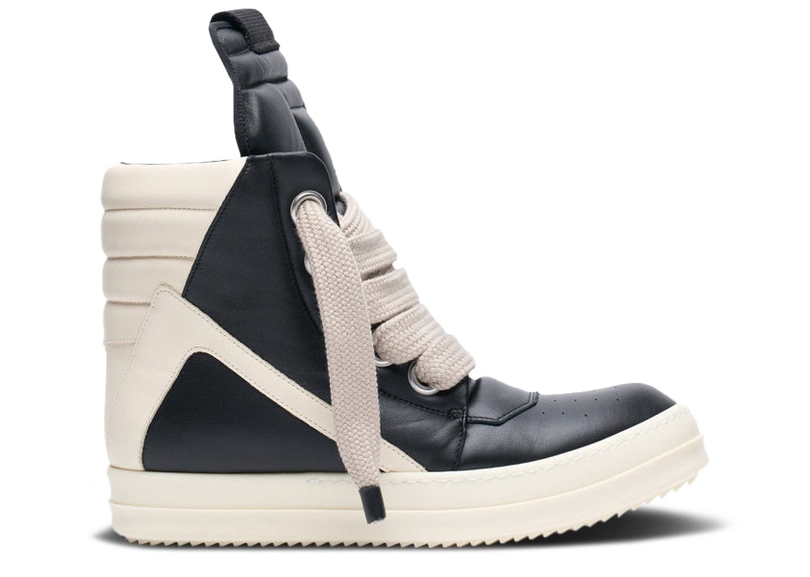 Rick Owens Hollywood Jumbo Lace Geobasket High Black Milk