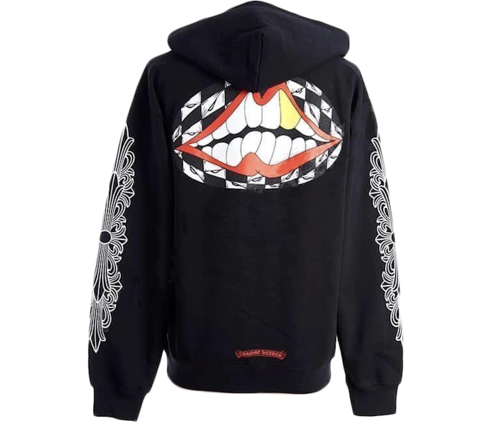 Chrome Hearts Matty Boy Flower Chomper Hoodie Black