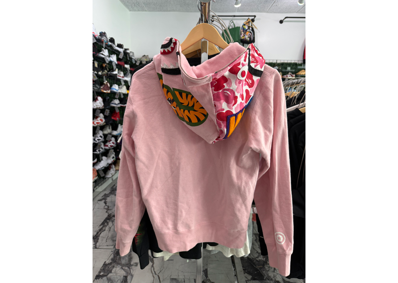 BAPE Pink Shark Zip-Up