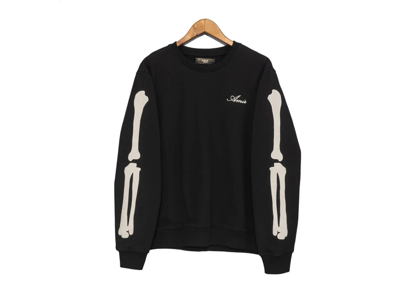 Amiri Bones Jersey Sweater Black