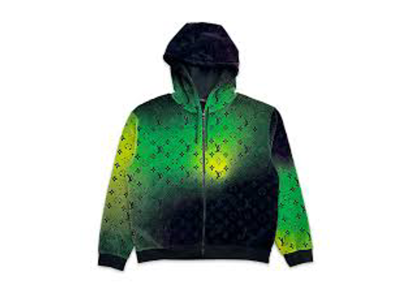 Louis Vuitton Velvet Gradient Monogram Zip Up