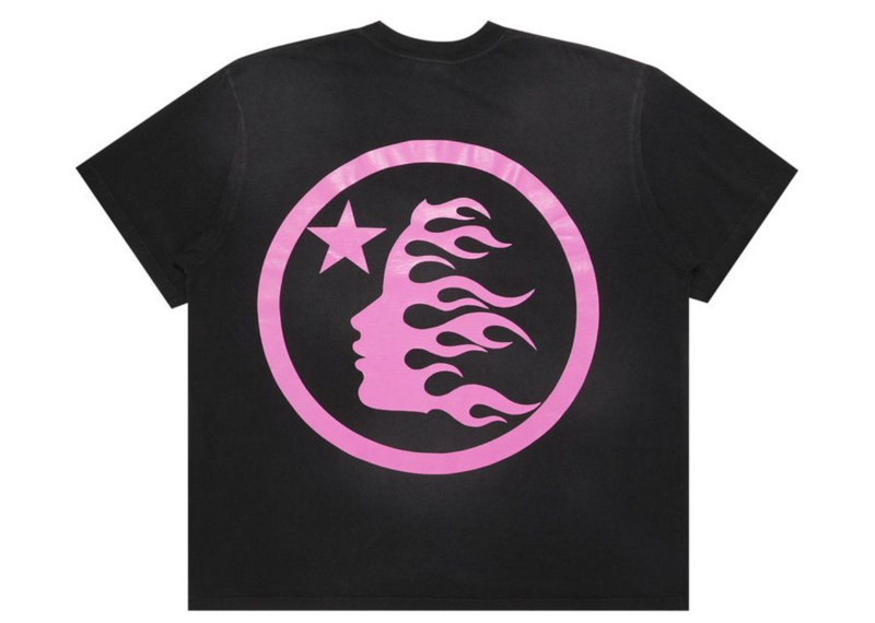 Hellstar Classic T Shirt Gel Print Black Pink