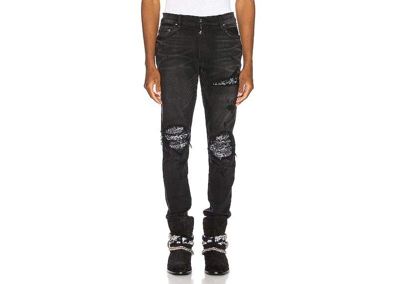 Amiri MX1 Bandana Jean in Aged Black