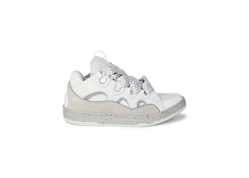 Lanvin Curb Sneakers White Cement