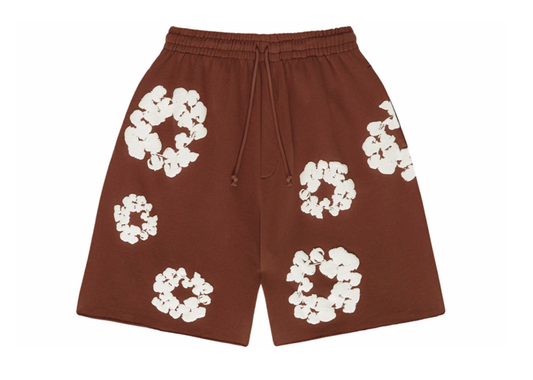 Denim Tears The Cotton Wreath Shorts Brown