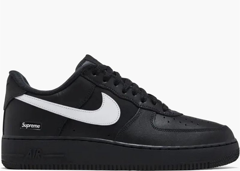 Supreme x Air Force 1 Black White