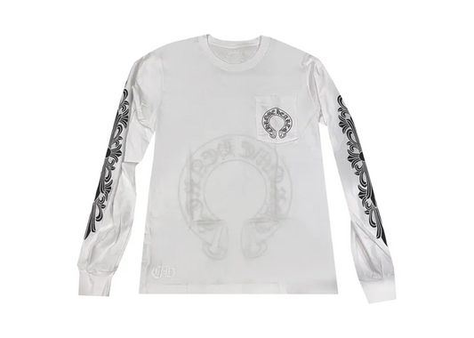 Chrome Hearts White Long Sleeve Tee