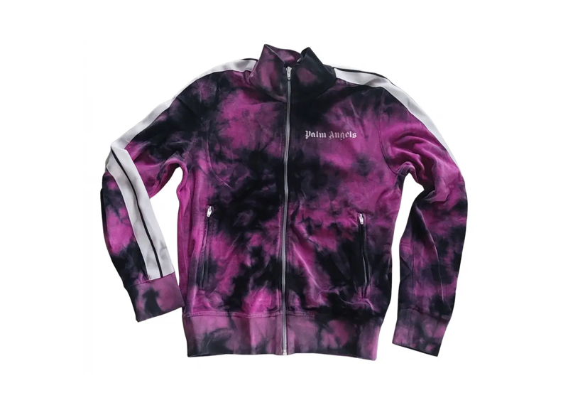 Palm Angels Track Jacket Purple Tye Dye