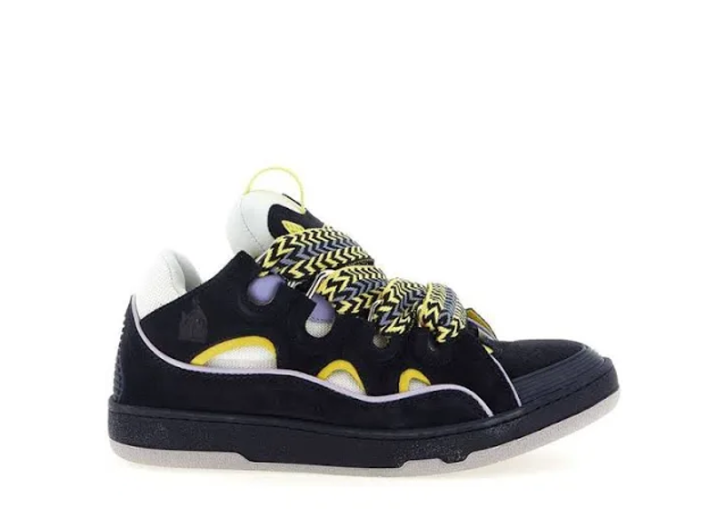 Lanvin Curb sneakers in a dark blue colorway