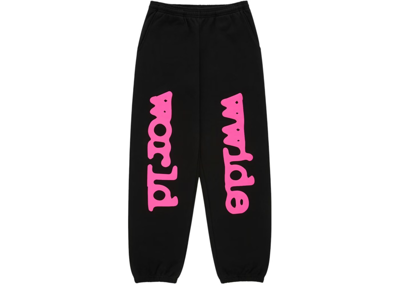 Sp5der Beluga Angel Number Sweatpants Black