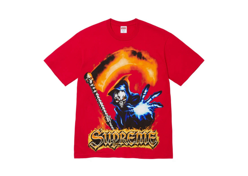 Supreme Grim Reaper Tee Red