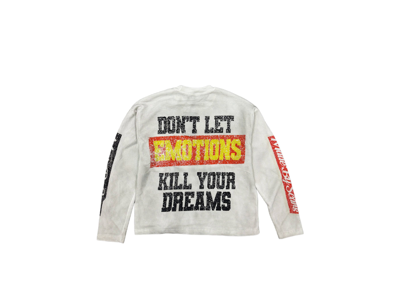 Mixed Emotion Long Sleeve Red/White