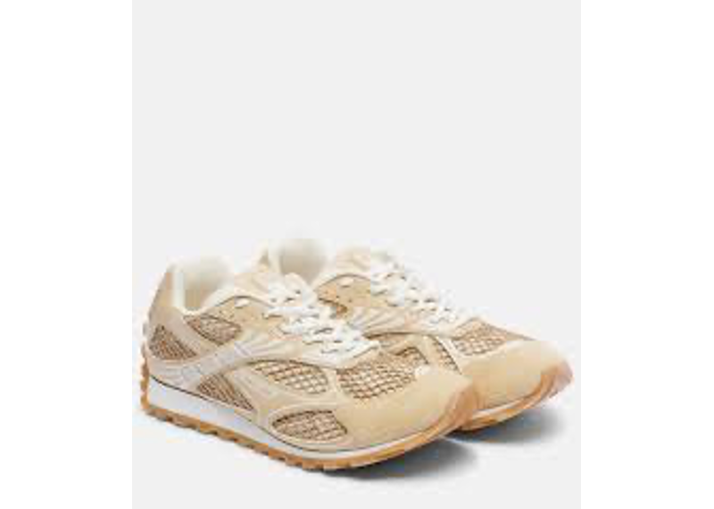 Bottega Veneta orbit tan suede