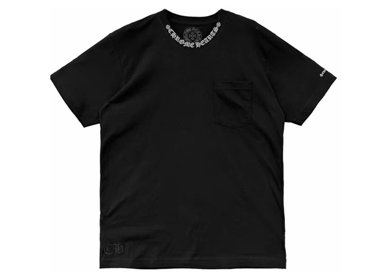 Chrome hearts short sleeve pocket crew t shirt
