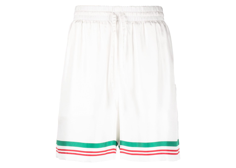 Casablanca Casa Way Drawstring Shorts White