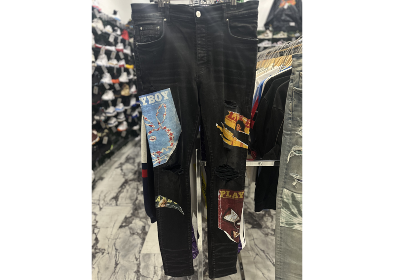 Amiri black playboy jeans