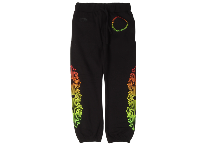Chrome Hearts Gradient Floral Circle Sweatpants