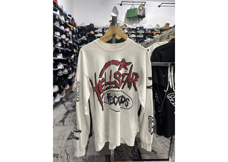Hellstar Records White Long Sleeve