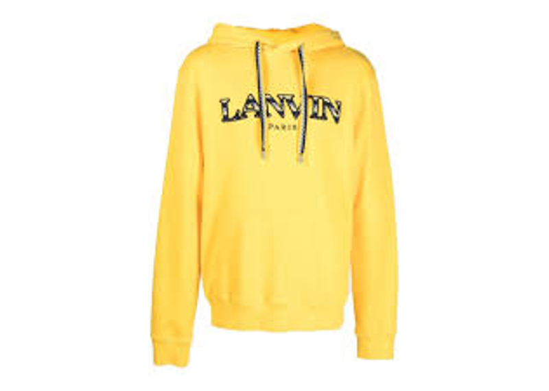 Lanvin Curb Hoodie Yellow