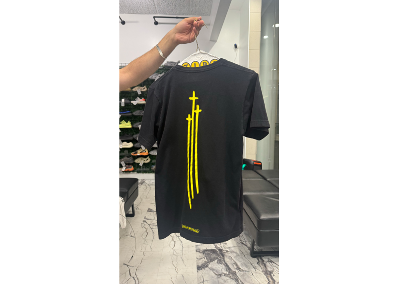 Chrome Hearts Black Yellow Tee