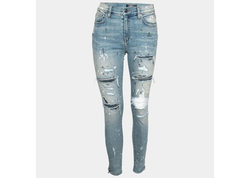 Amiri Distressed Paint Splatter