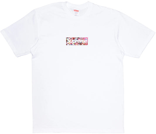 Supreme Takashi Murakami COVID-19 Relief Box Logo Tee White