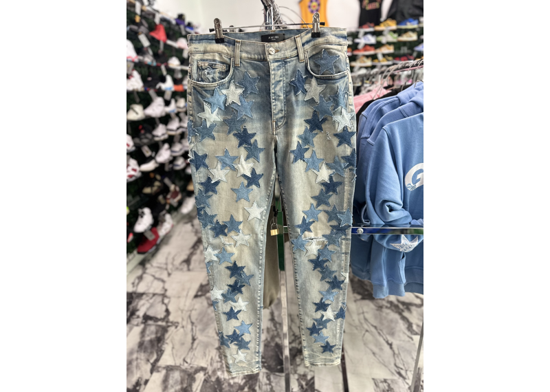 Amiri Jean denim star